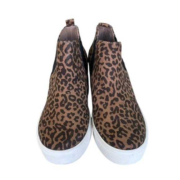 Abound Clarissa Leopard Print Slip-On Booties Brown Size 7.5 Medium - Picture 1 of 7